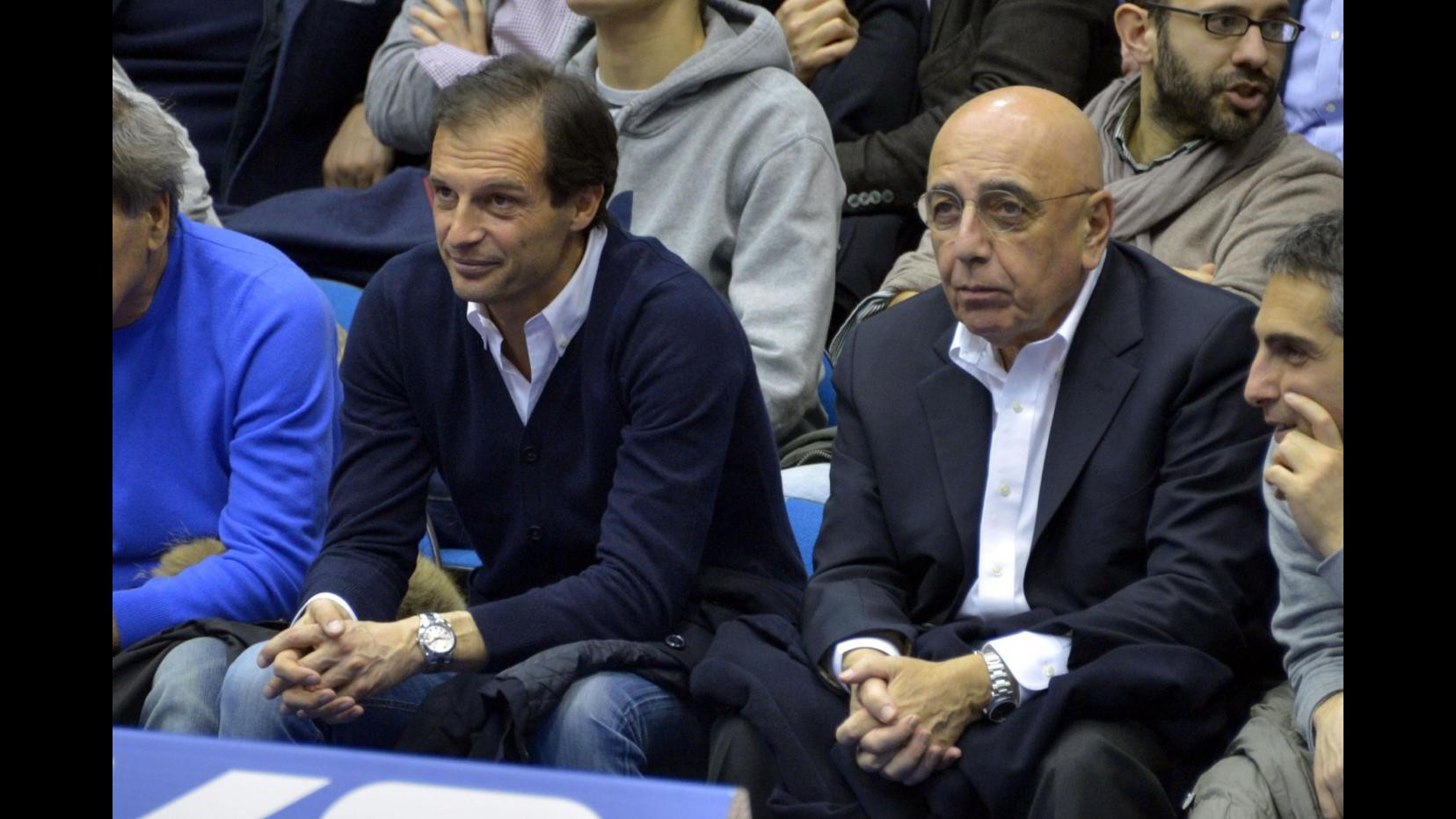 Milan, cena Galliani-Allegri e in settimana vertice da Berlusconi