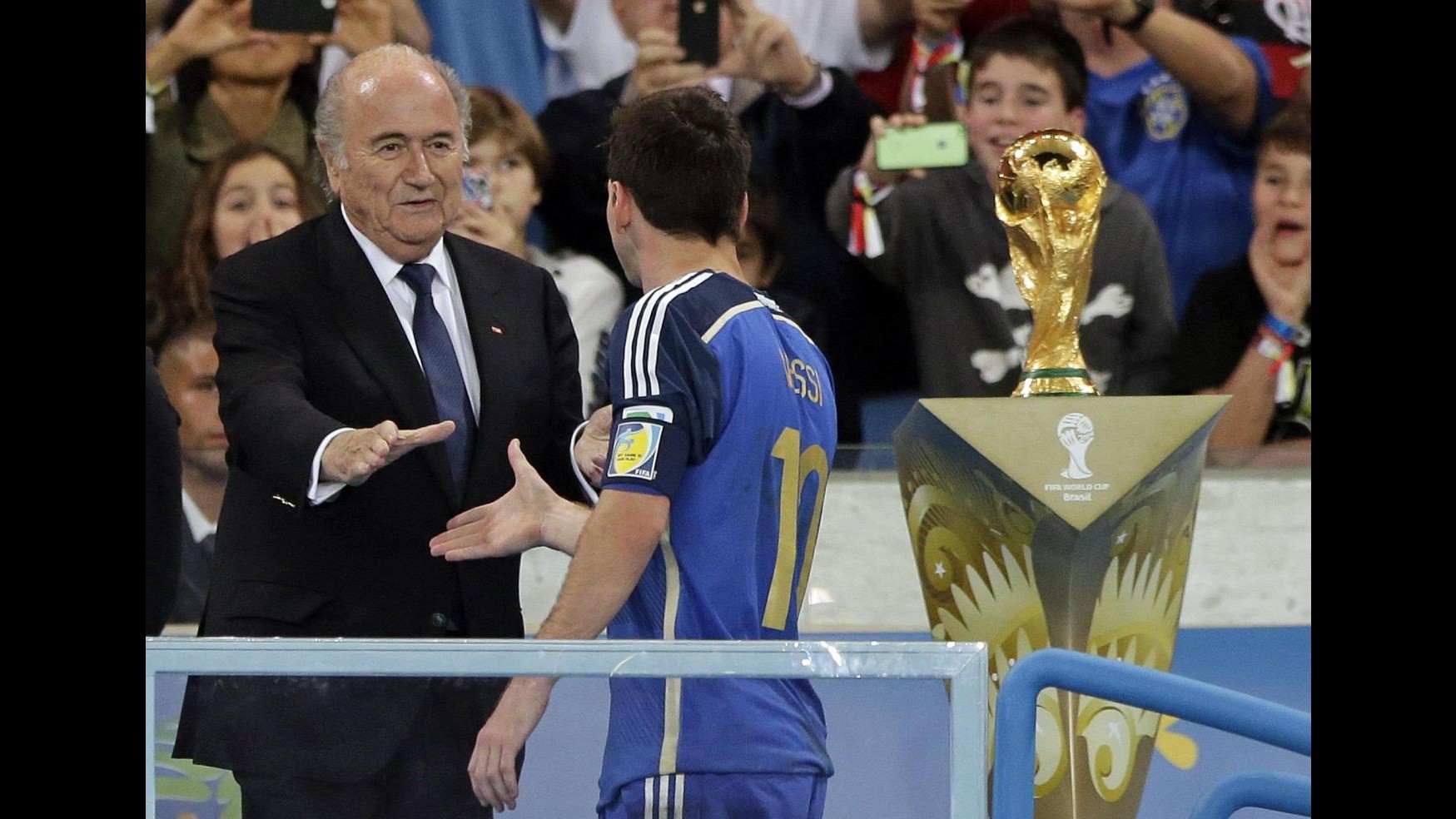 Mondiali 2014, Blatter: Papa triste per sconfitta Argentina, sorpreso da premio a Messi