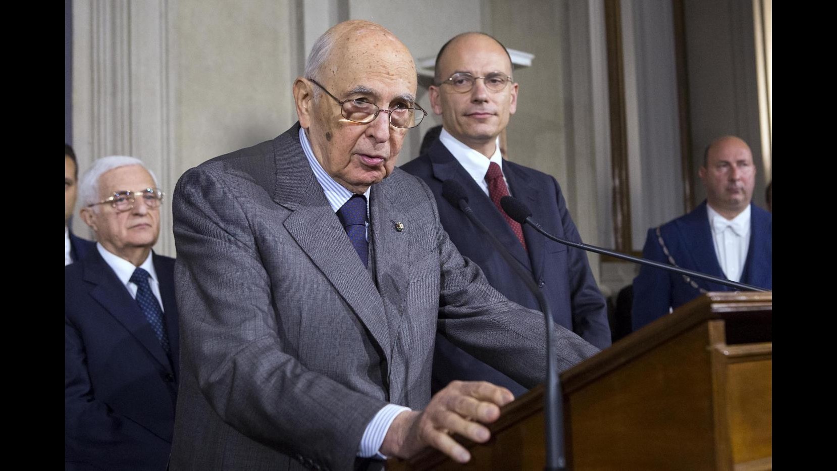 Napolitano: Dobbiamo essere all’altezza di art. 1 Costituzione