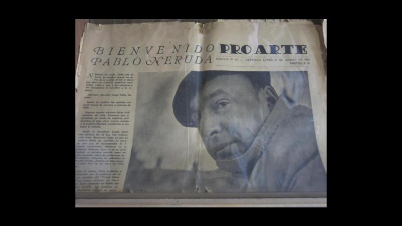 Neruda nacque 110 anni fa: torna a camminare per le strade di Santiago