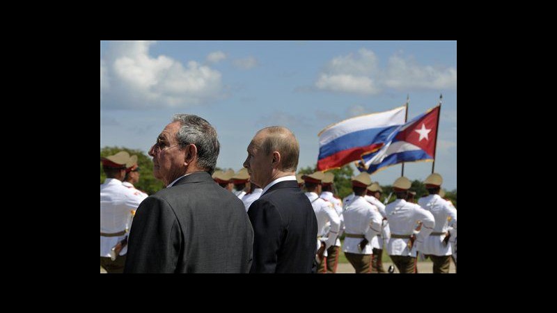 Cuba, Putin in America Latina: incontra Fidel Castro