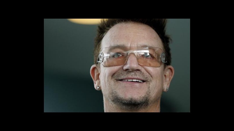 Pranzo con Bono vox a Dublino per Michelle Obama e le figlie
