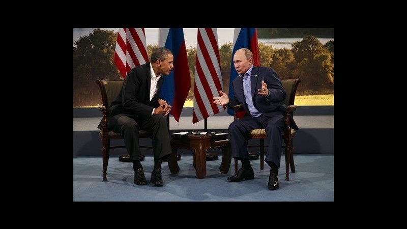 Siria, incontro Obama-Putin: Visioni differenti, ma vogliamo pace