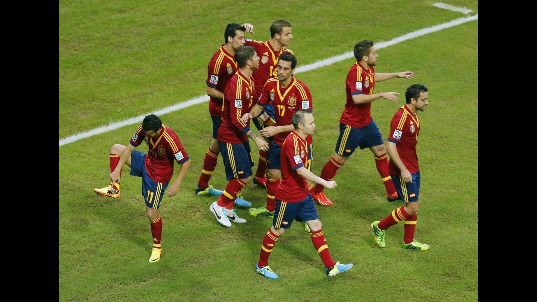 Confederations: la Roja non delude, Spagna-Uruguay 2-1
