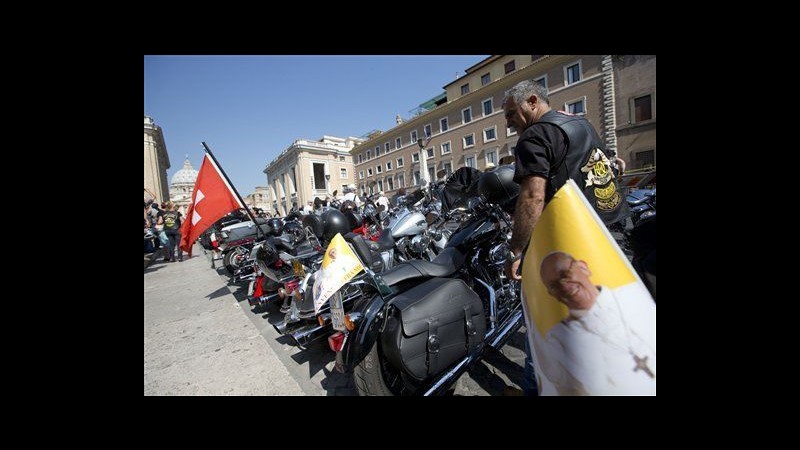 Il Papa benedice gli harleysti: motori rombano per il Pontefice
