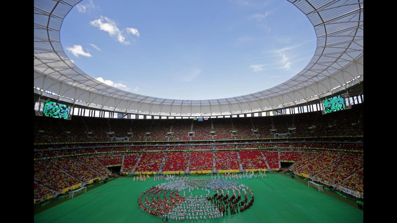 Brasile-Giappone apre Confederations. Proteste a Brasilia: 11 arresti