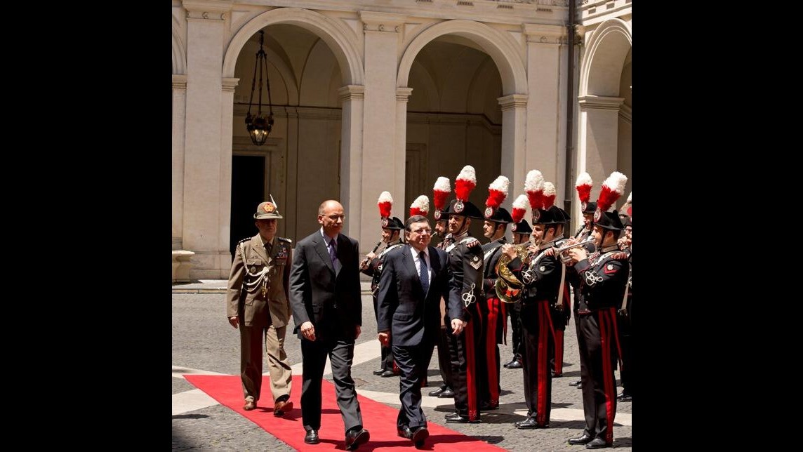 Ue, Barroso incontra Letta e Alfano