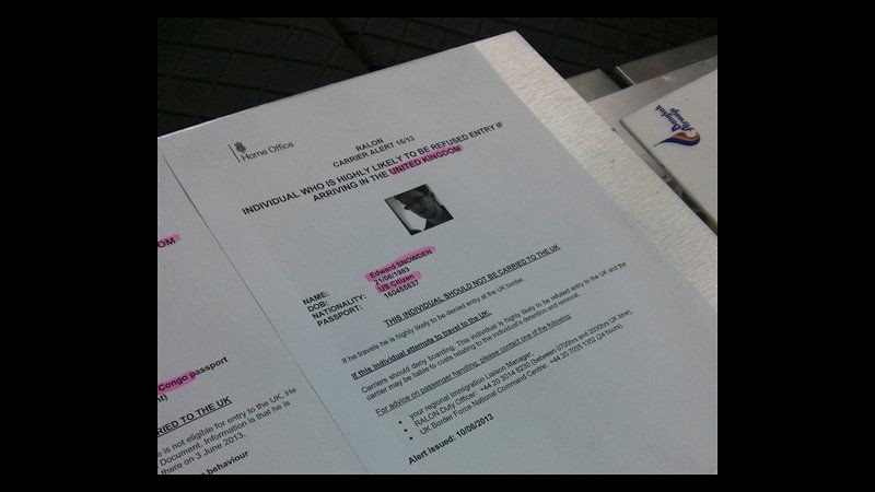 Caso Nsa, Regno Unito a compagnie aeree: non imbarcate Snowden