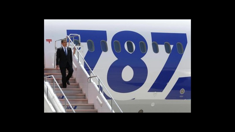 Boeing, problema a motore prima decollo per 787 di All Nippon airways