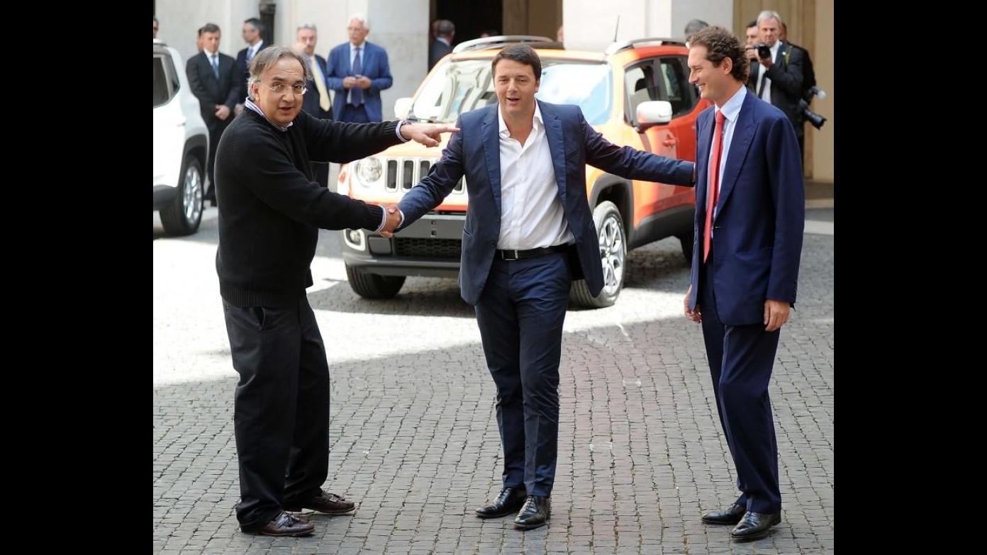 Fiat, Elkann e Marchionne da Renzi per presentare nuova Jeep Renegade