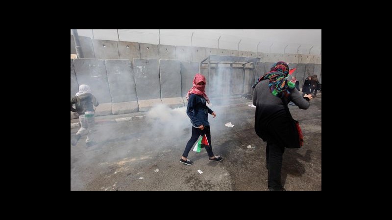 Medioriente, scontri a Qalandia in Cisgiordania: 2 palestinesi morti