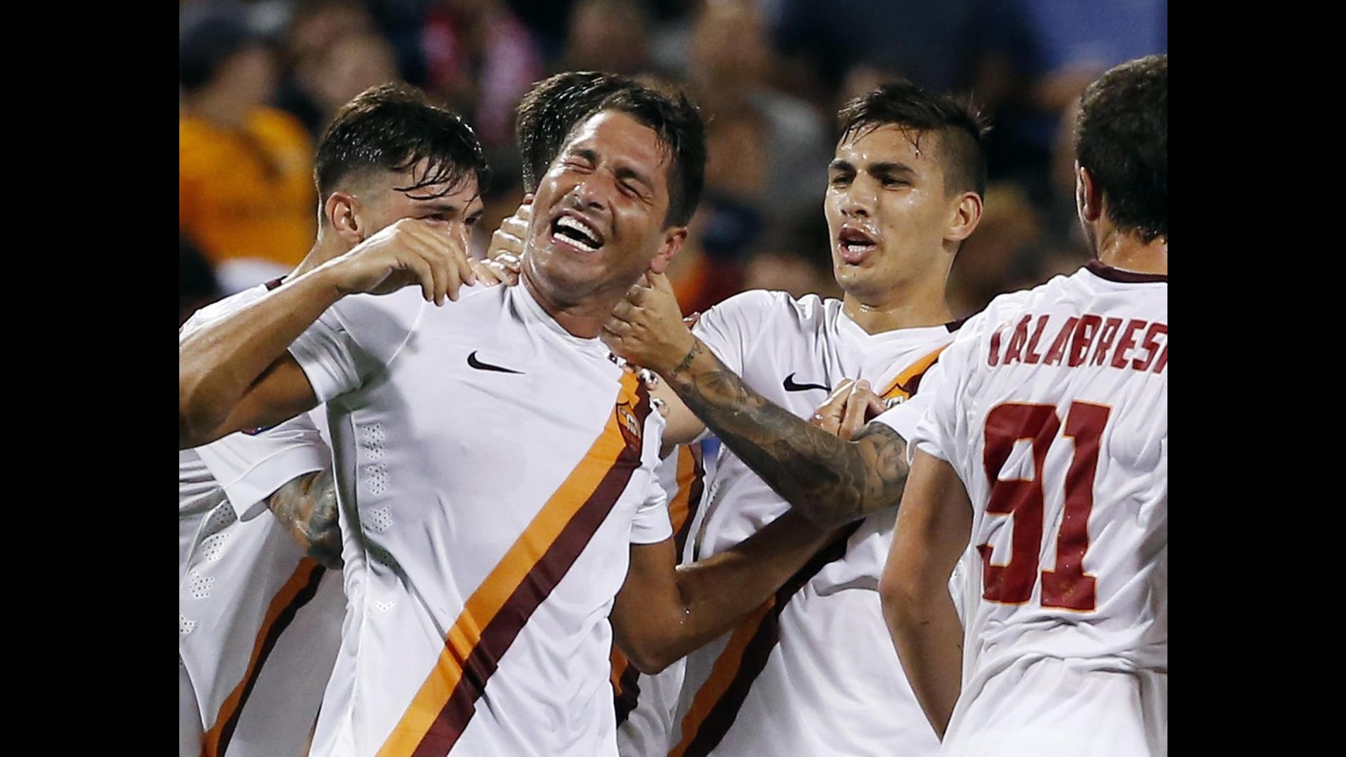 Roma batte Liverpool 1-0 in amichevole a Boston, decide Borriello nel finale