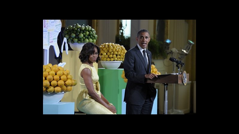 Usa, Michelle Obama cena alla Casa Bianca con 54 piccoli chef