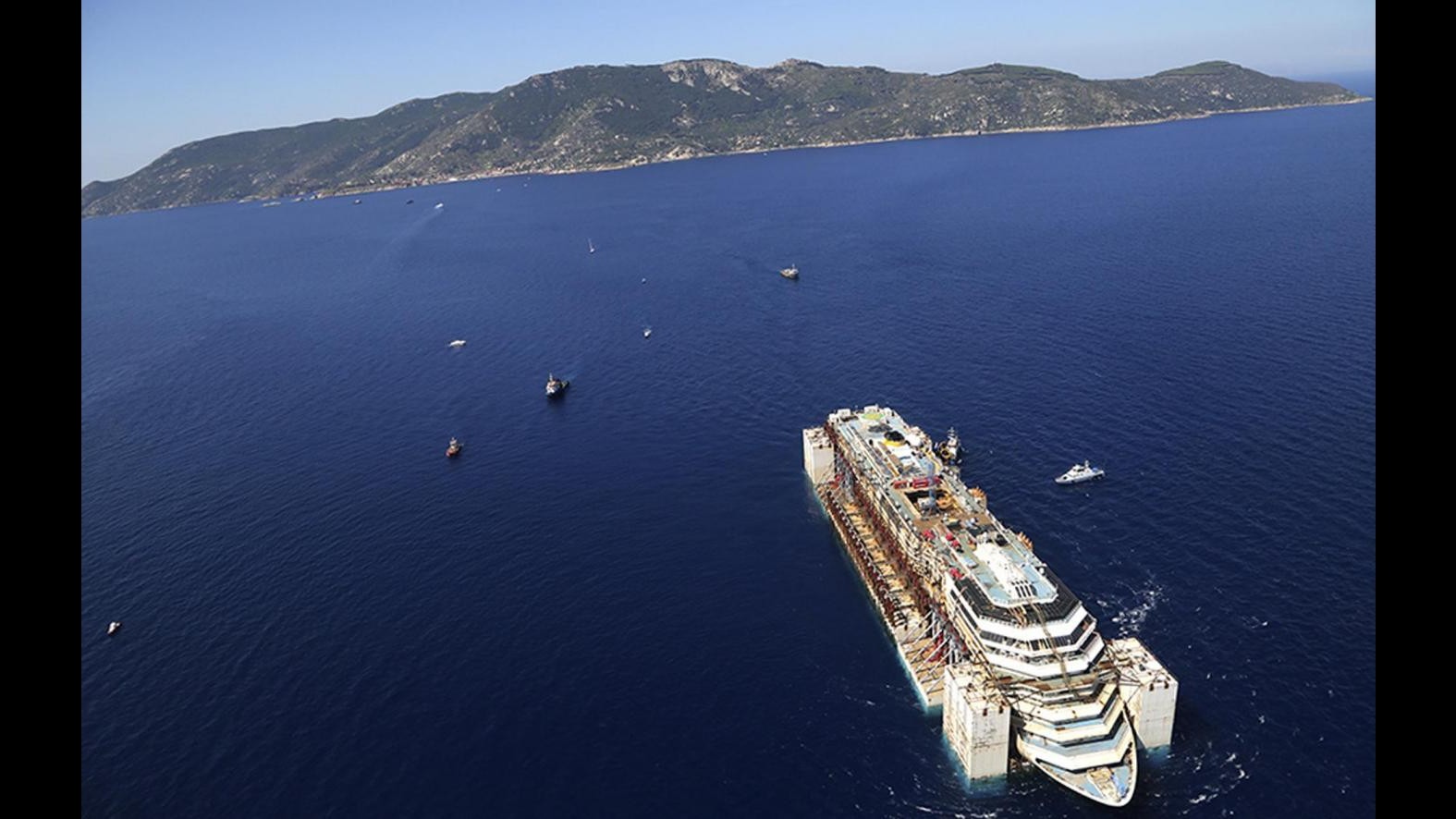 Costa Concordia, previsioni meteo ogni ora per monitorare viaggio