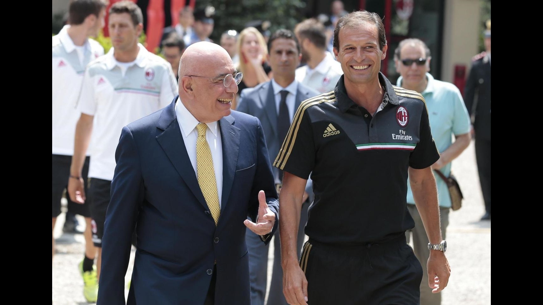 Galliani: Obiettivo Milan arrivare tra i primi tre. Allegri: Sintonia con Berlusconi
