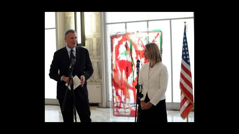 Il sindaco di New York a Roma: Colpito dalla leadership di Renzi