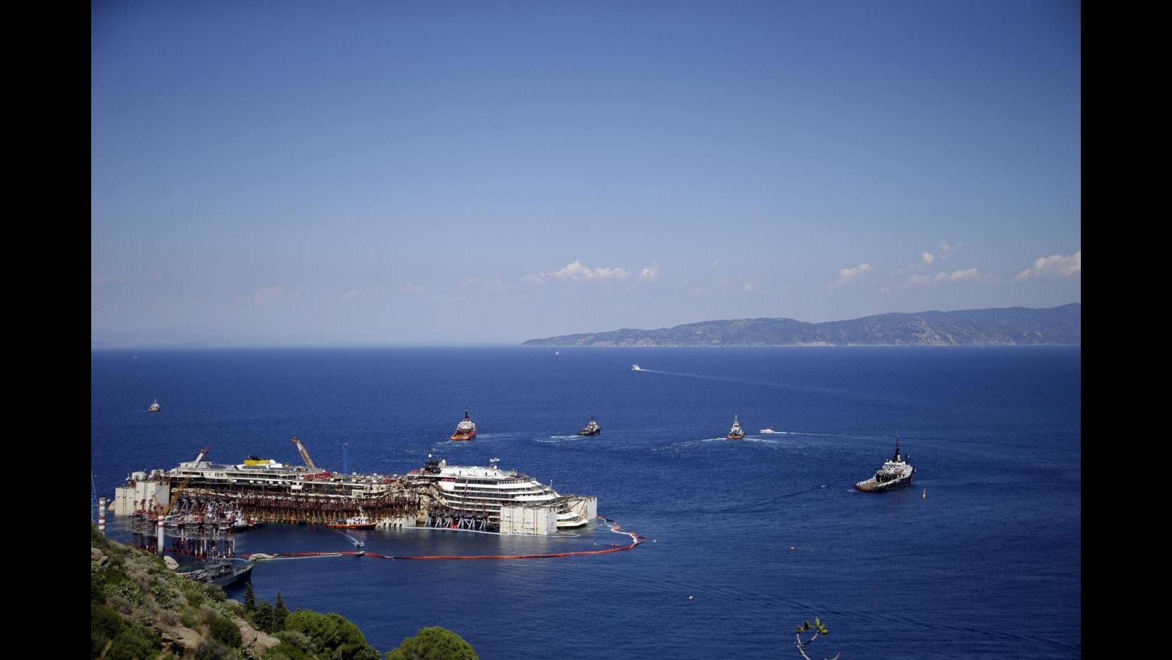 Costa Concordia, via da Giglio martedì scortata da convoglio di 14 mezzi