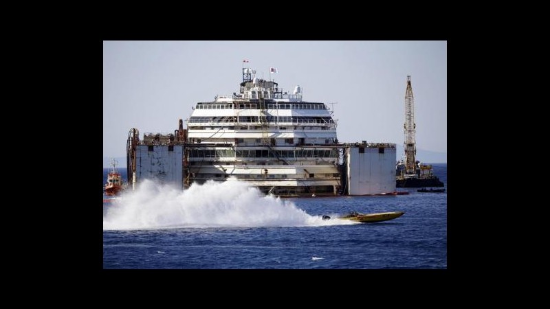 Costa Concordia, nave a Genova in quattro giorni dalla partenza