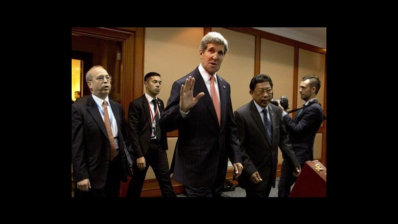 Kerry a forum Asean in Brunei, incontro con Lavrov su Siria e Snowden
