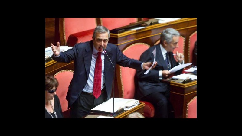 Riforme, Gasparri: Su legge elettorale Grasso sbaglia