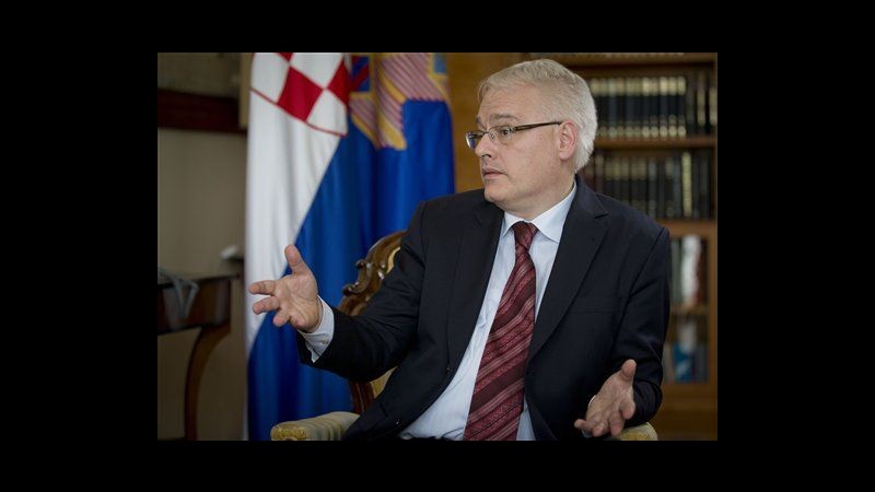 Croazia, presidente: No ripensamenti su adesione a Ue nonostante crisi