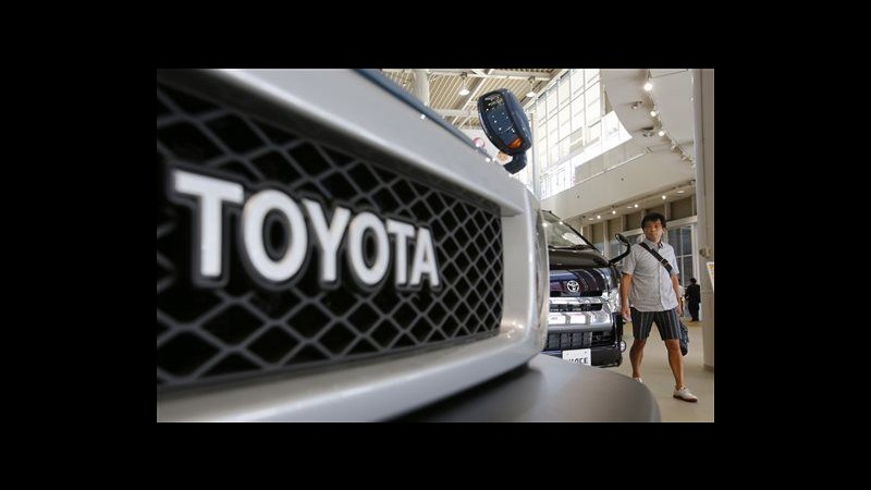 Toyota, utile aprile-giugno +5% a 587,7 mld yen, vendite +2%