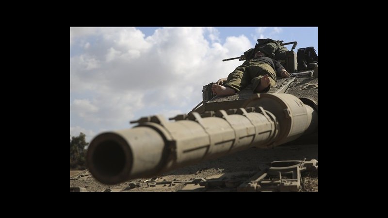 Annunciata tregua di 72 ore a Gaza: Israele si ritira