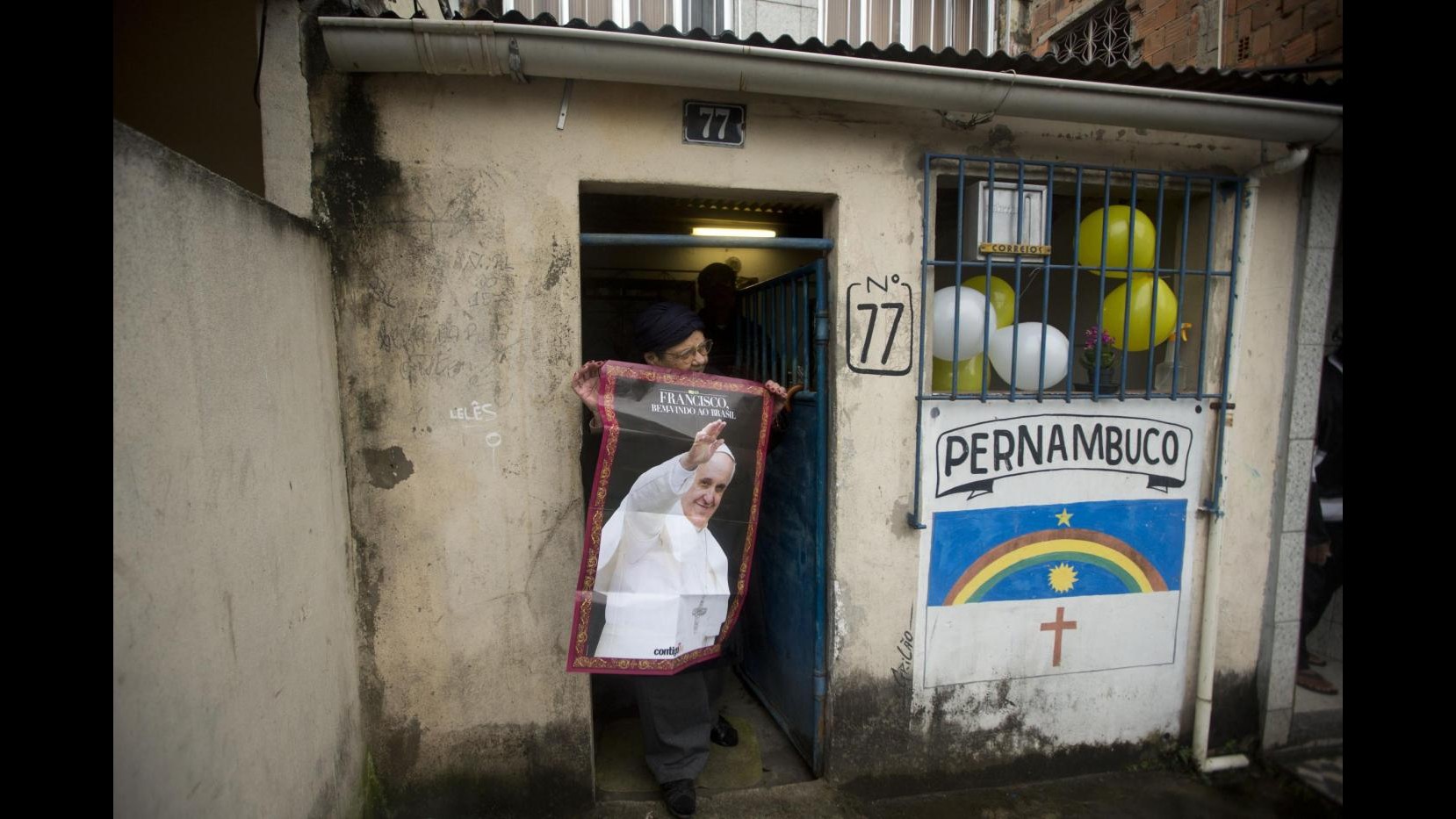 Gmg, Papa Francesco nella favela: Solidarietà non è una parolaccia