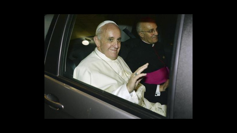Gmg, domani Francesco presenta in Brasile suo modello di Chiesa