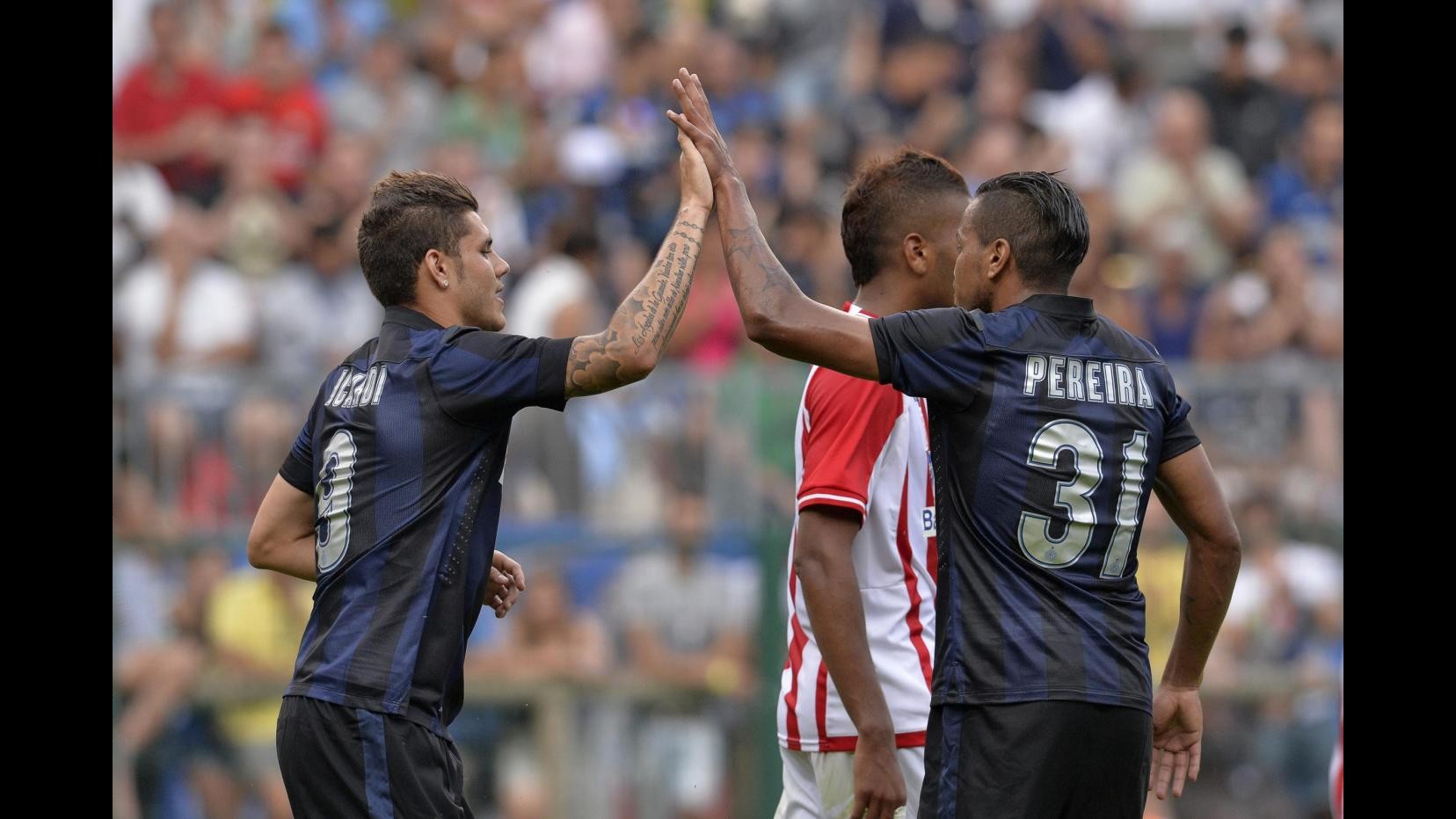 Inter-Vicenza 3-1 in amichevole: a segno Guarin, Belfodil e Pereira