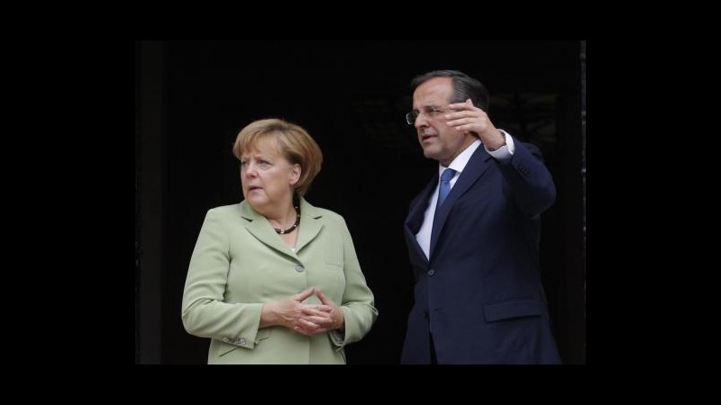 Grecia, Merkel: No a nuovo haircut debito o rischi per eurozona
