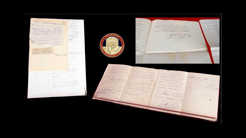 Recuperati 36 manoscritti di Verga: lettere e disegni per valore 4 mln