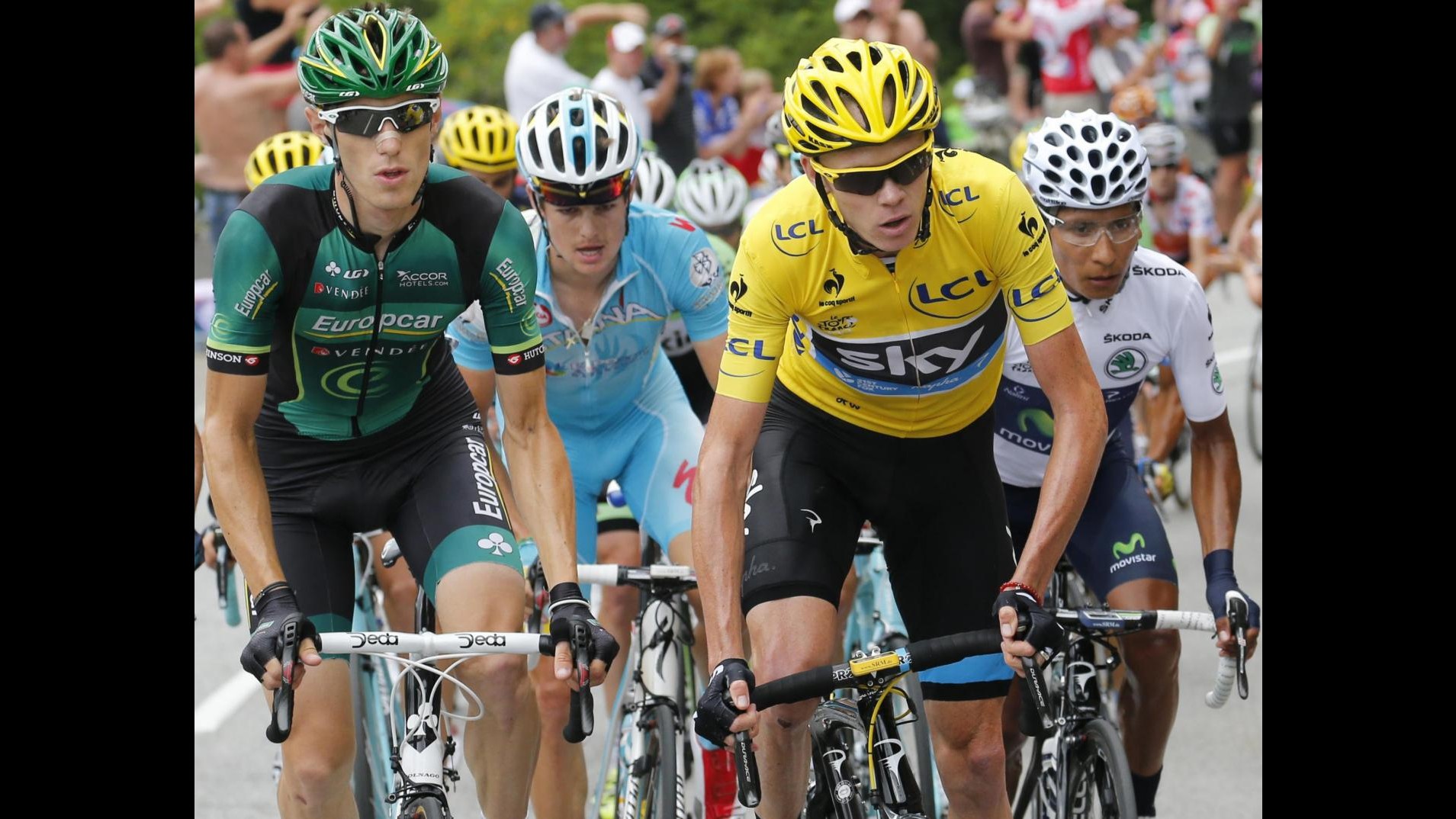 Froome ipoteca Tour de France, sull’Alpe d’Huez spunta Riblon. Moreno Moser terzo