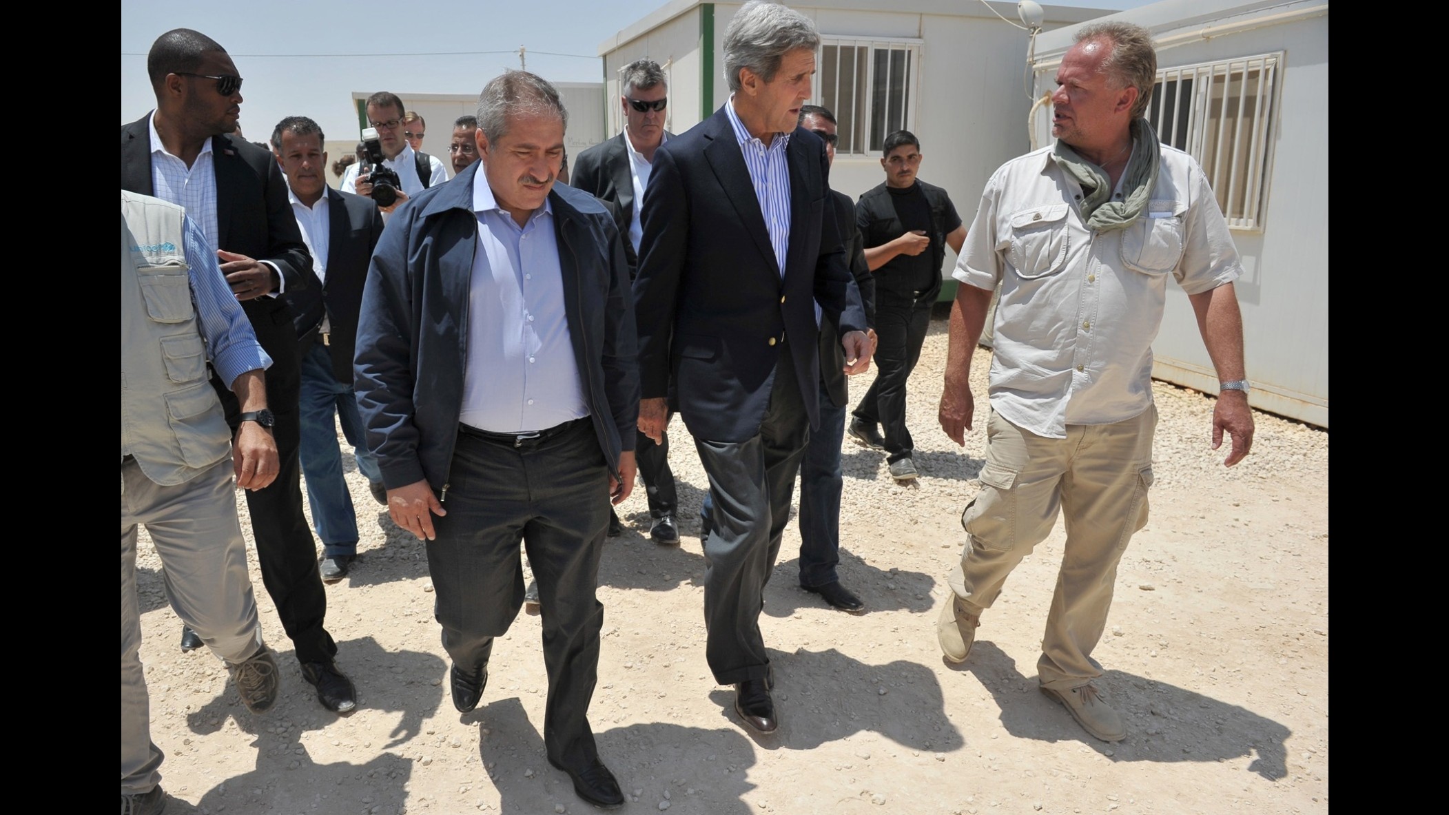 Siria, Kerry incontra rifugiati in campo Zaatari in Giordania