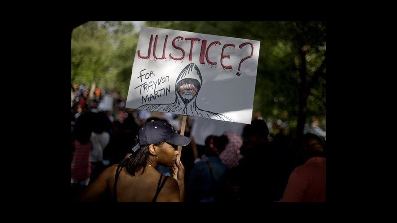 Usa, assolto l’uomo che uccise Trayvon.  A New York occupata Times Square