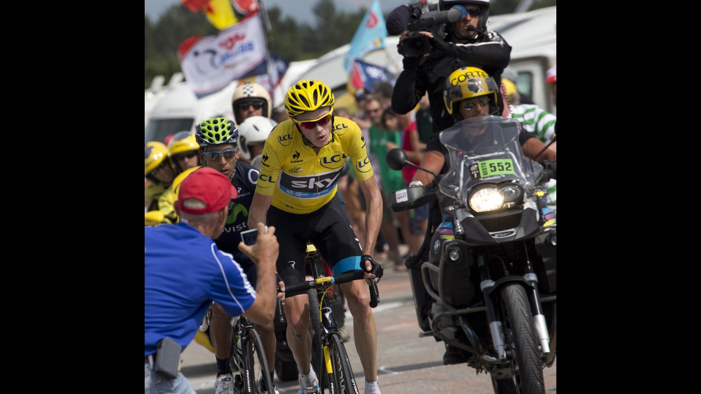 Tour de France, Froome stacca tutti sul Mont Ventoux e consolida primato. Contador ancora ko in salita