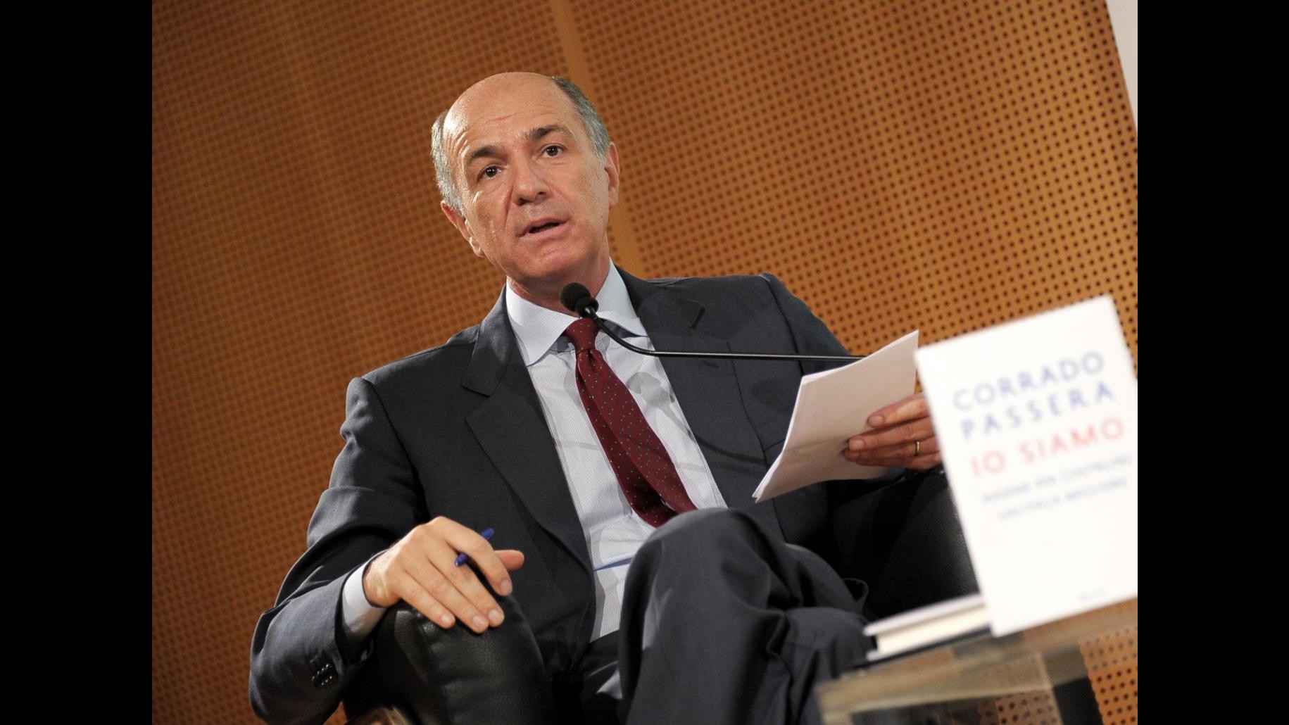 Governo, Passera: Errore drammatico mettere mano a pensioni