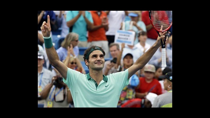 Tennis, Federer trionfa nel Masters 1000 di Cincinnati: Ferrer ko in finale
