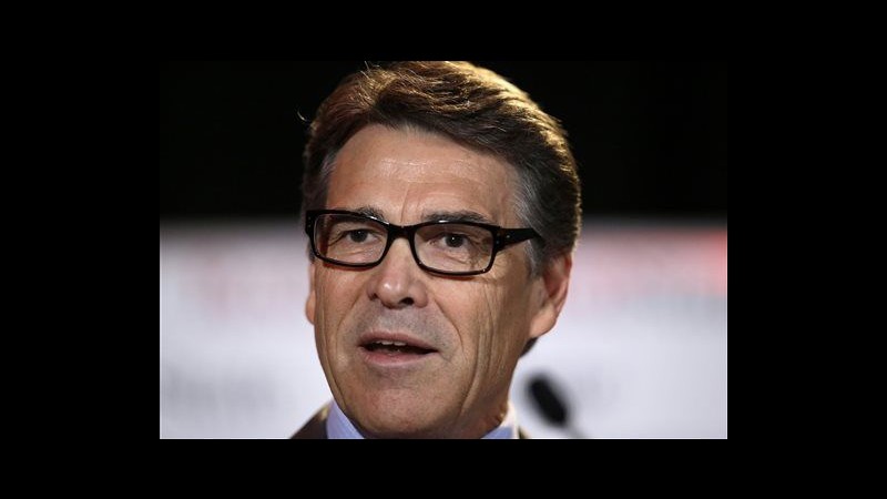 Usa, oggi governatore del Texas Perry interviene in tv a Fox News Sunday