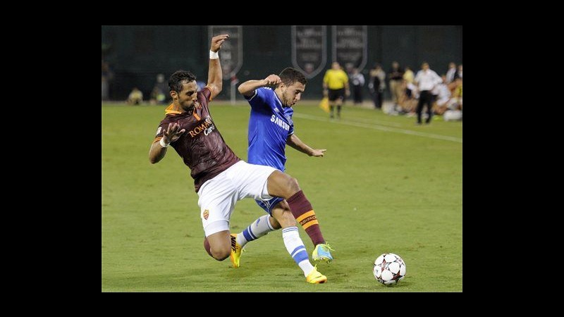 Roma battuta da Chelsea a Washington 2-1, a giallorossi non basta Lamela