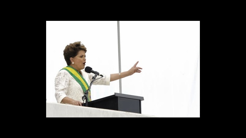 Brasile, Rousseff recupera consensi dopo proteste giugno: da 30% a 36%