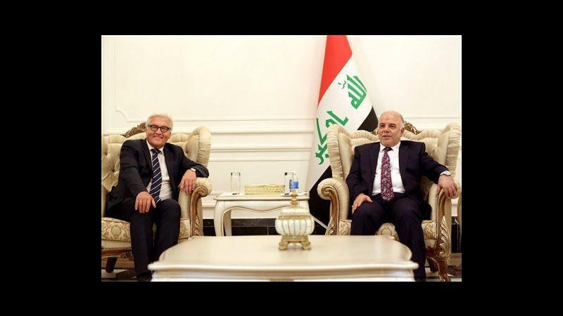 Iraq, Steinmeier in visita a Baghdad: annuncia 24 mln euro di aiuti