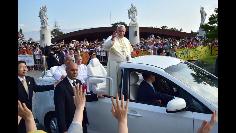 In Corea per Papa Francesco una folla di 800mila persone