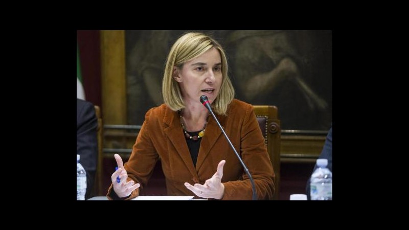 Iraq, Mogherini: Armi ai curdi? Per Italia decide Parlamento