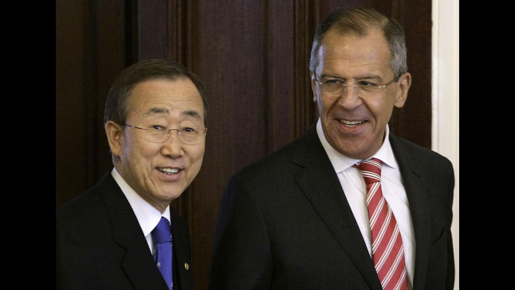 Siria, domani incontro fra ministro russo Lavrov e Ban Ki-moon