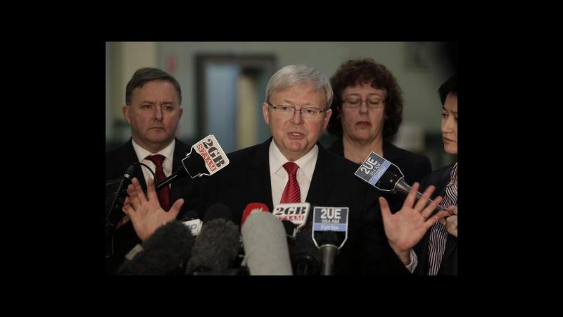 Australia, premier Rudd: Elezioni generali il 7 settembre