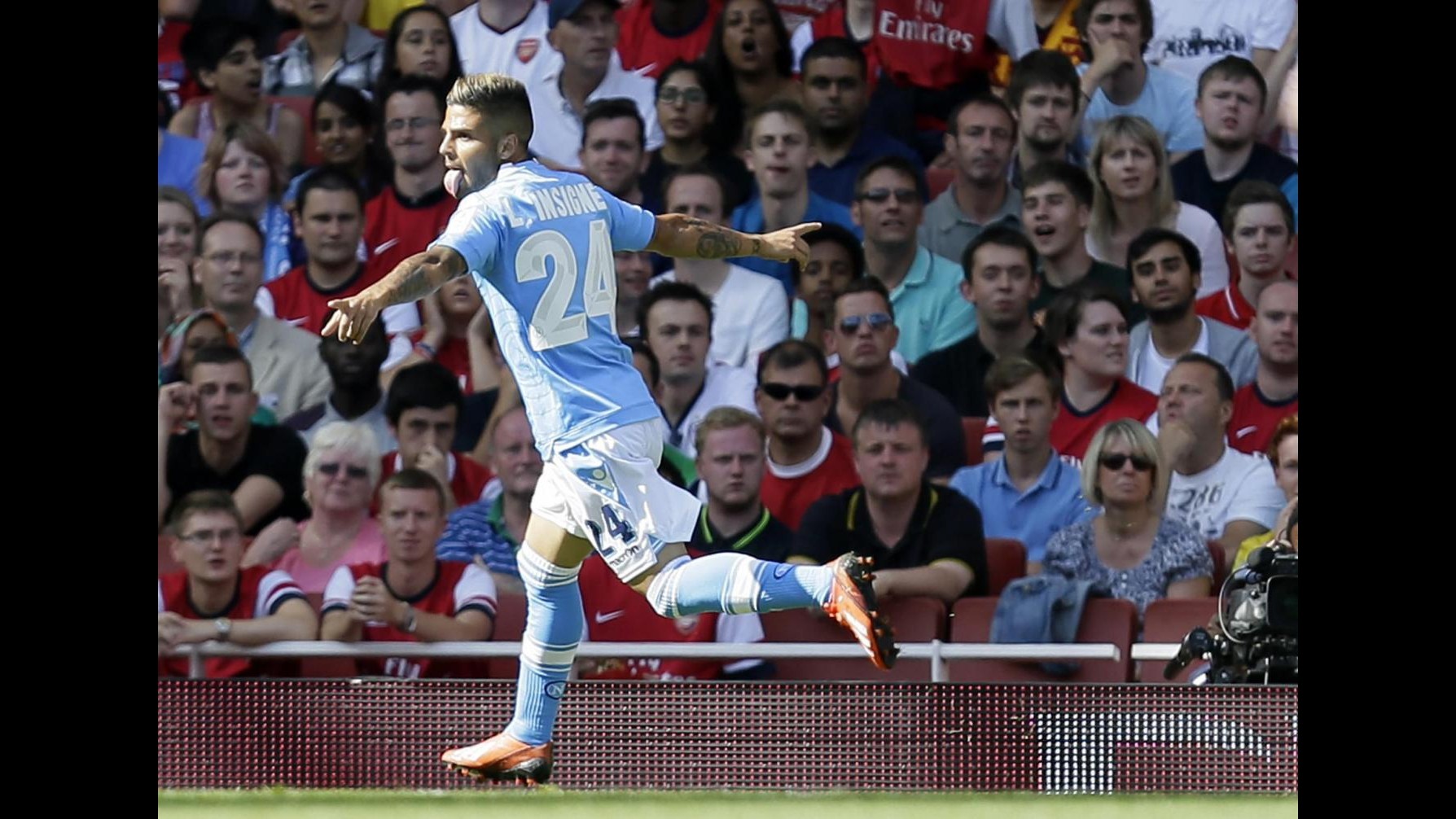 Emirates Cup, Arsenal-Napoli 2-2: Insigne e Pandev illudono azzurri