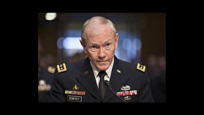 Dempsey su allerta terrorismo: Minacce contro occidentali, non solo a Usa