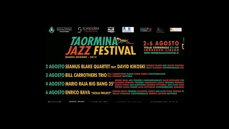 Al via venerdì 2 agosto il Taormina Jazz Festival