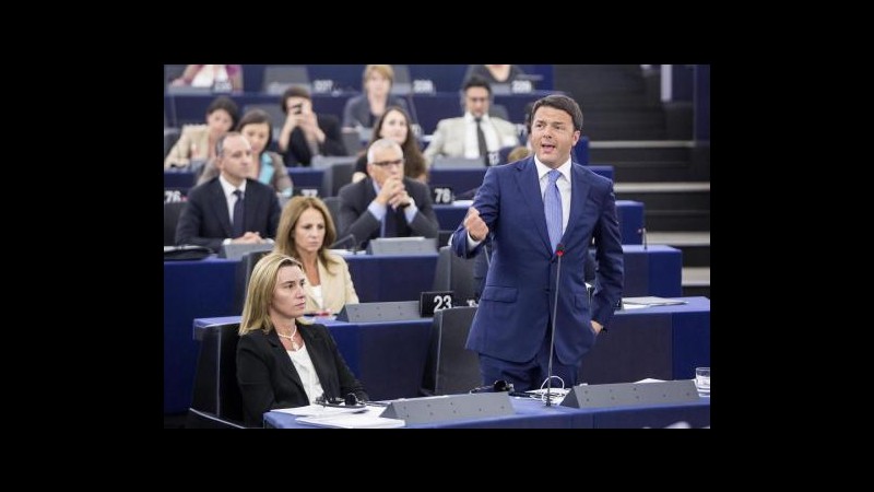 Ue, Renzi: Mogherini è simbolo, giovane donna in politica